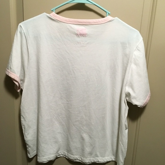 Juicy Malibu‎ White Graphic Tee Large Excellent Condition - Picture 3 of 4